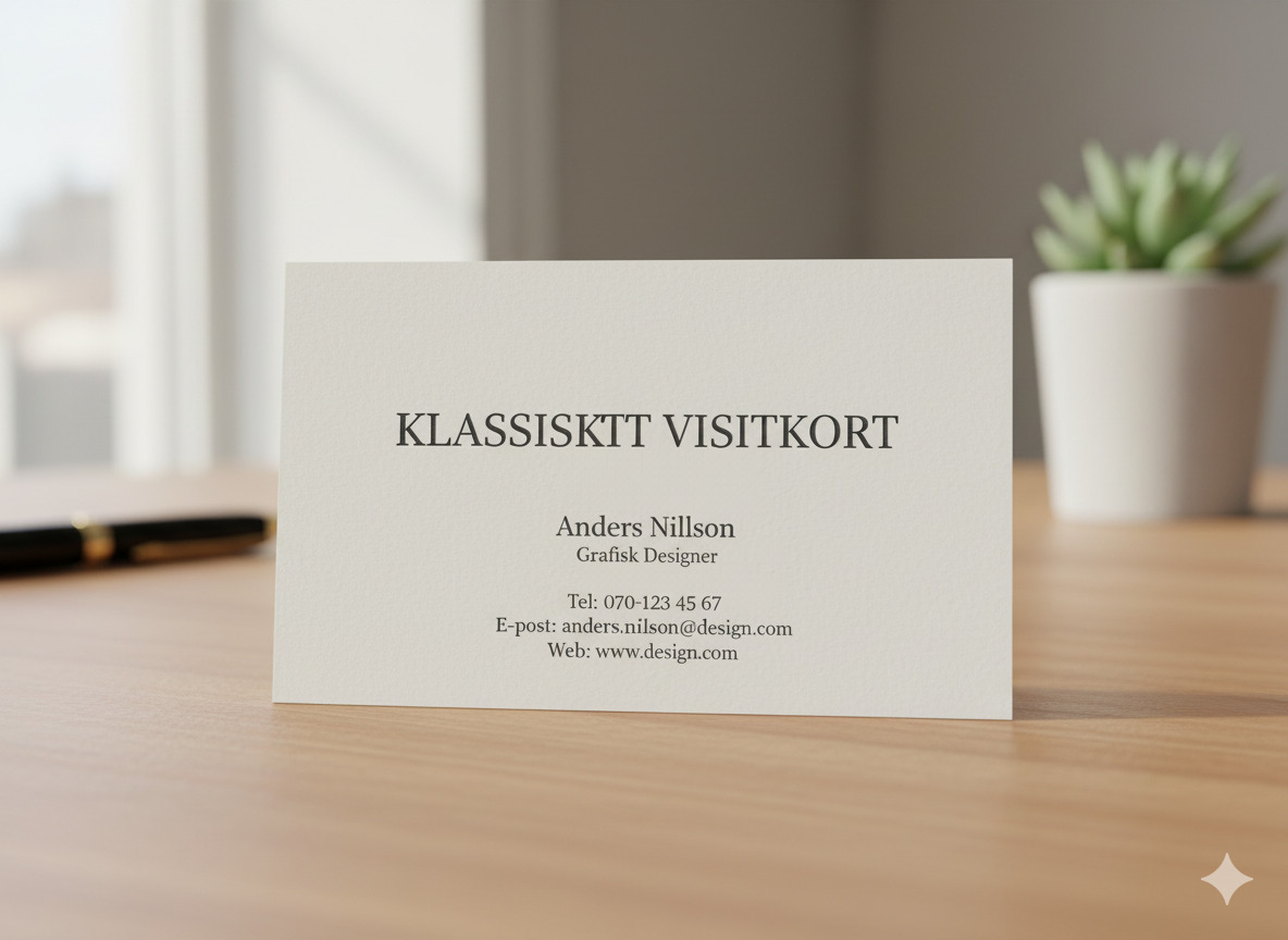 Klassiskt Visitkort